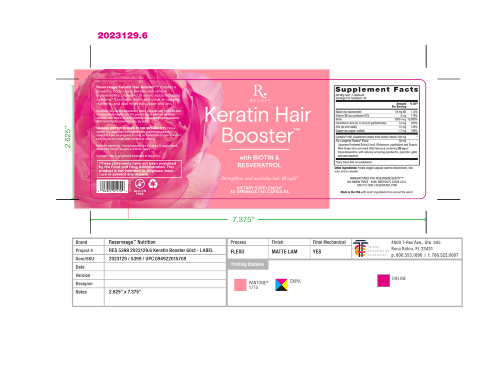 Product image for Keratin Hair Booster.