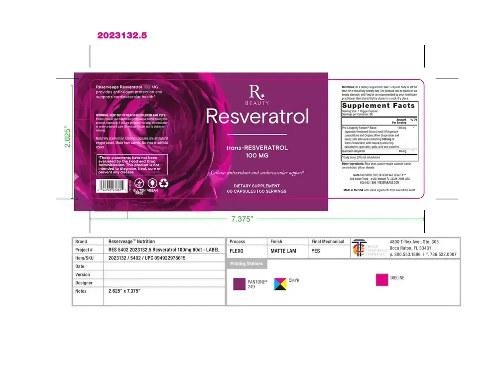 Product image for Resveratrol 100mg.