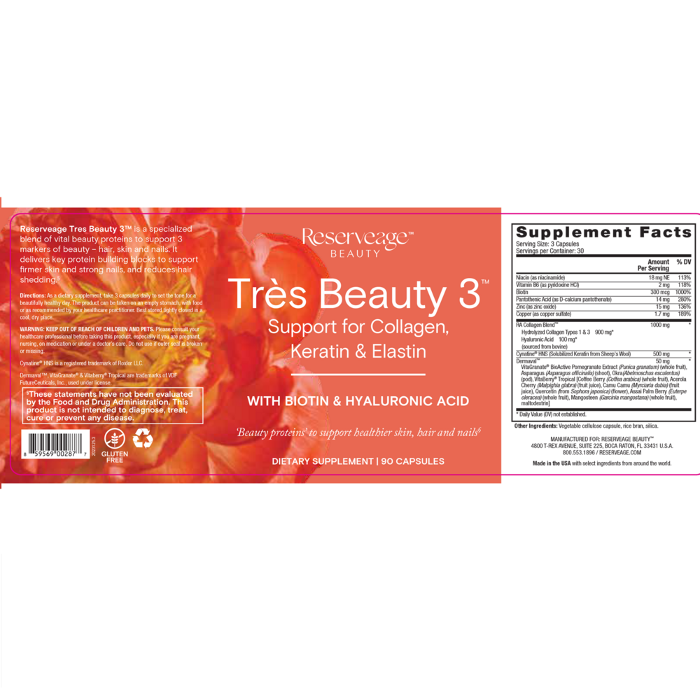 Product image for Tres Beauty 3.