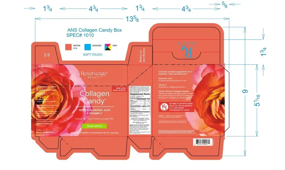 Product image for Collagen Candy Sour Apple.
