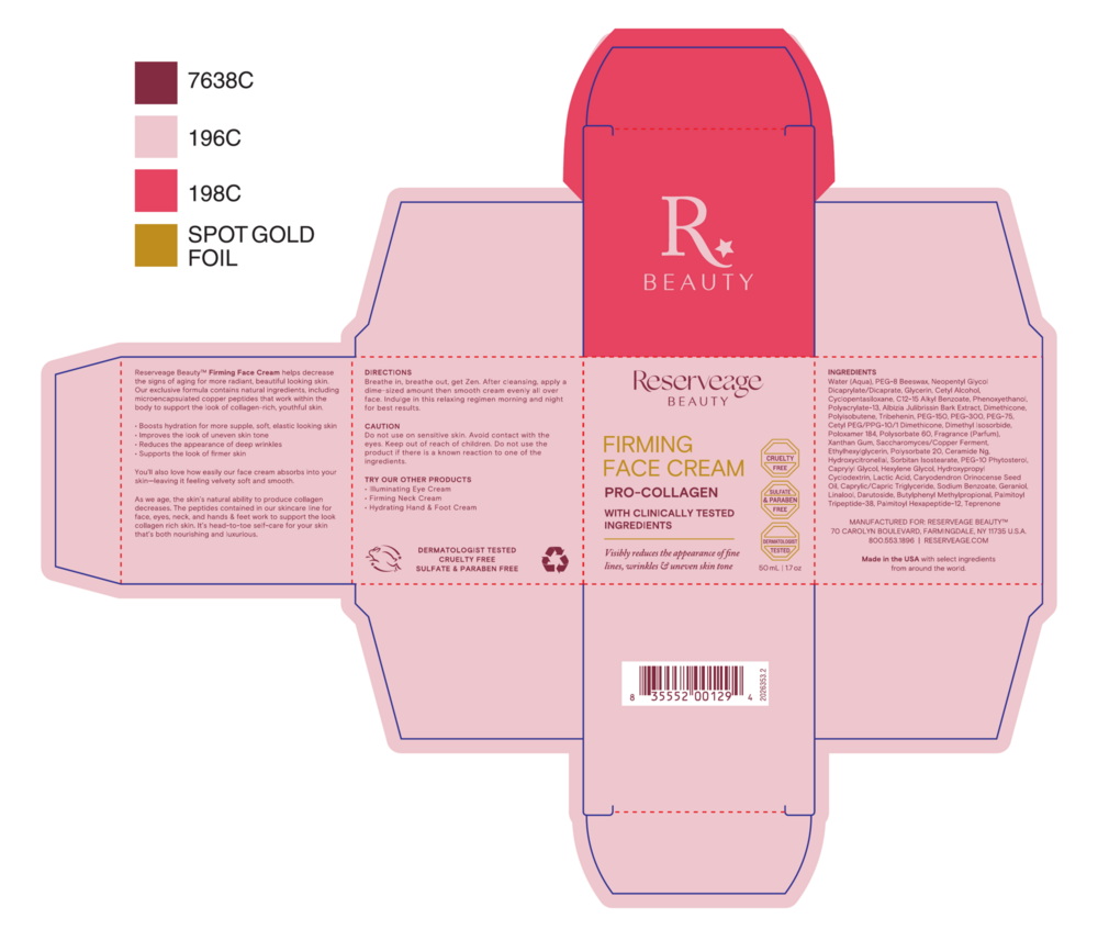 Product image for RESERVEAGE FIRMING FACE CREAM W/PRO COLL.