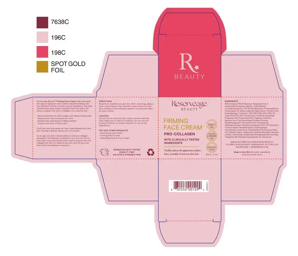 Product image for RESERVEAGE FIRMING FACE CREAM W/PRO COLL.