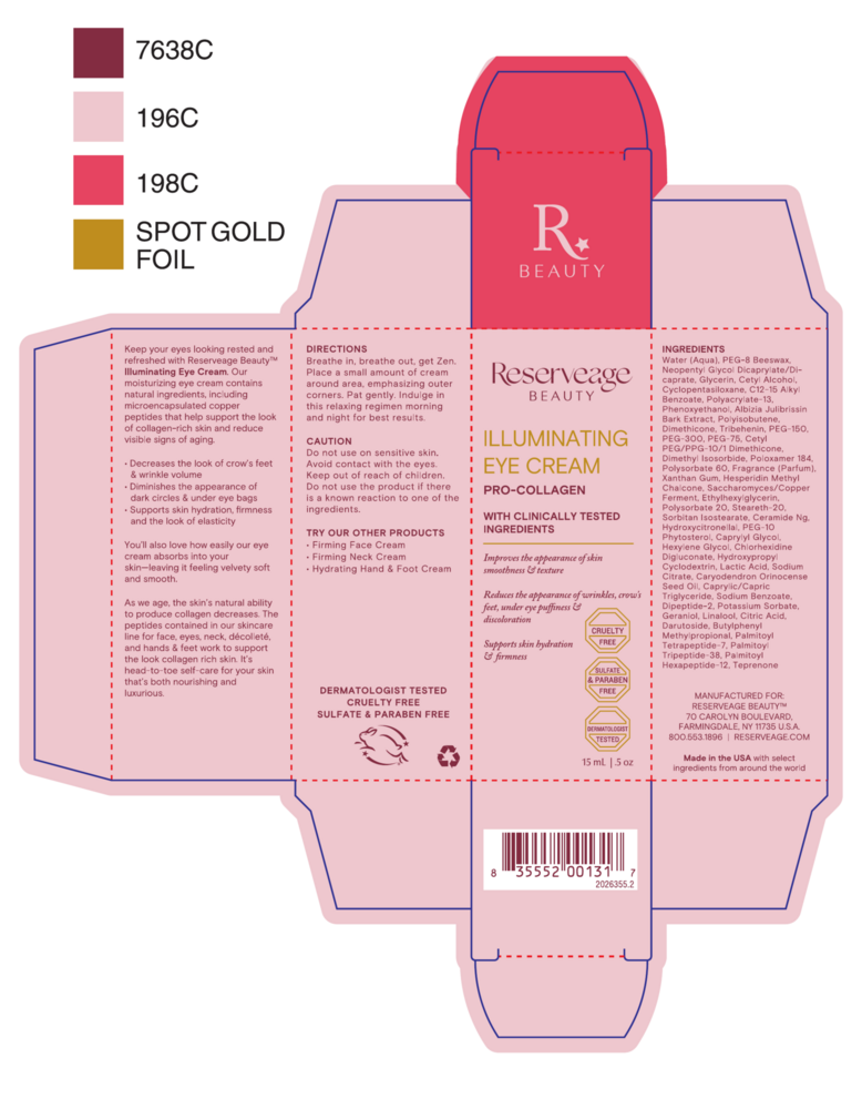 Product image for RESERVEAGE ILLUMINATING EYE CREAM W/PRO.
