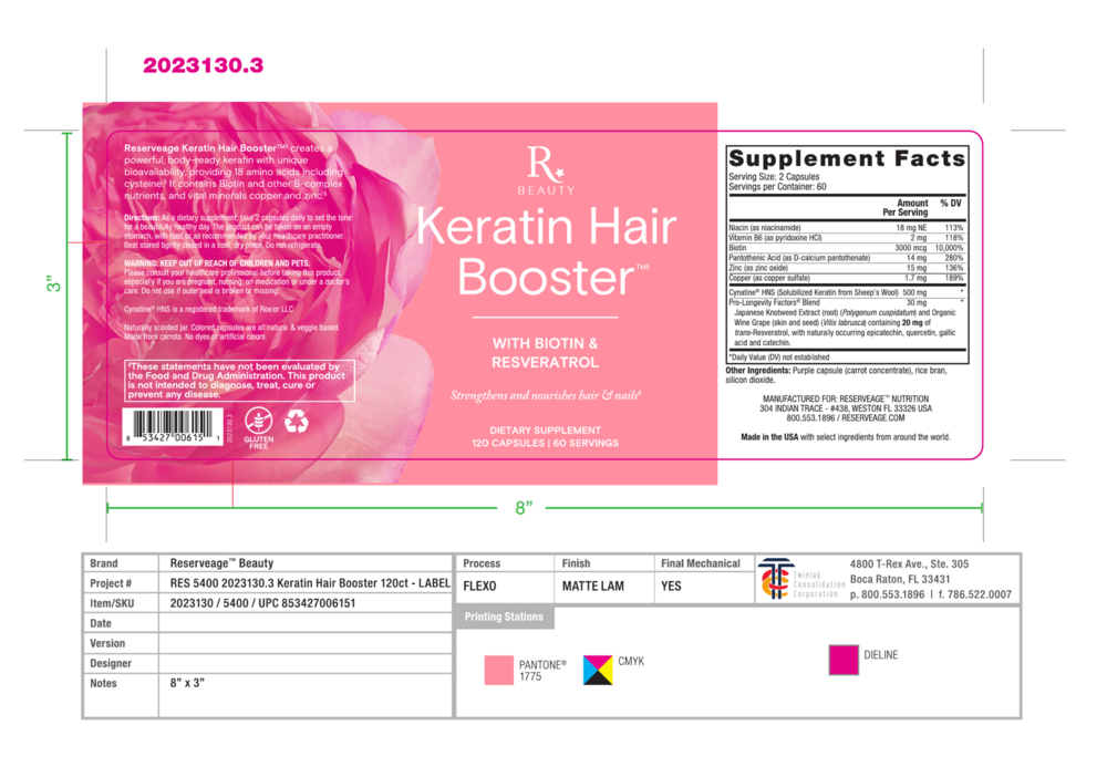Product image for Keratin Hair Booster.