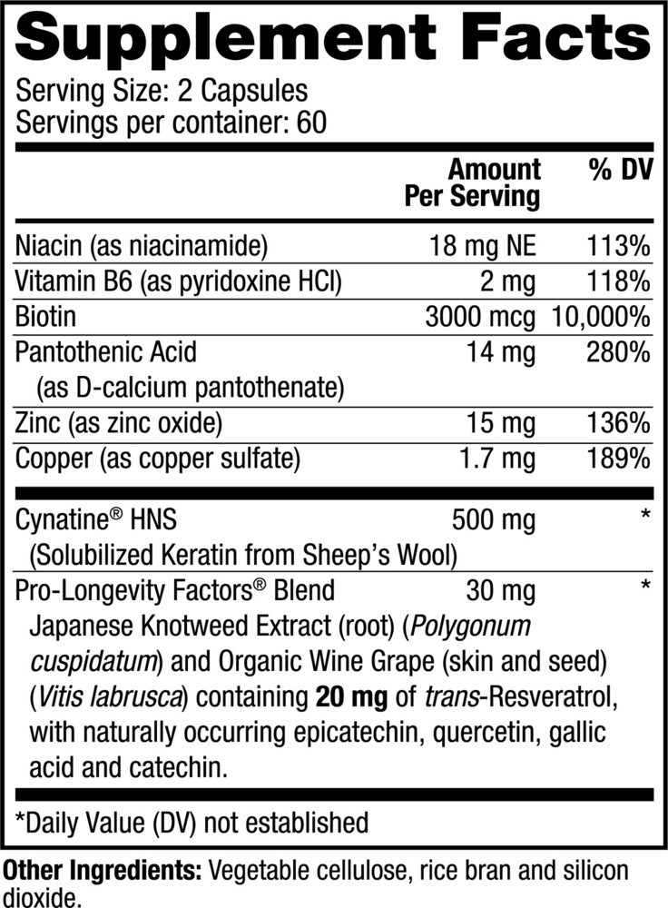 Product image for Keratin Hair Booster.