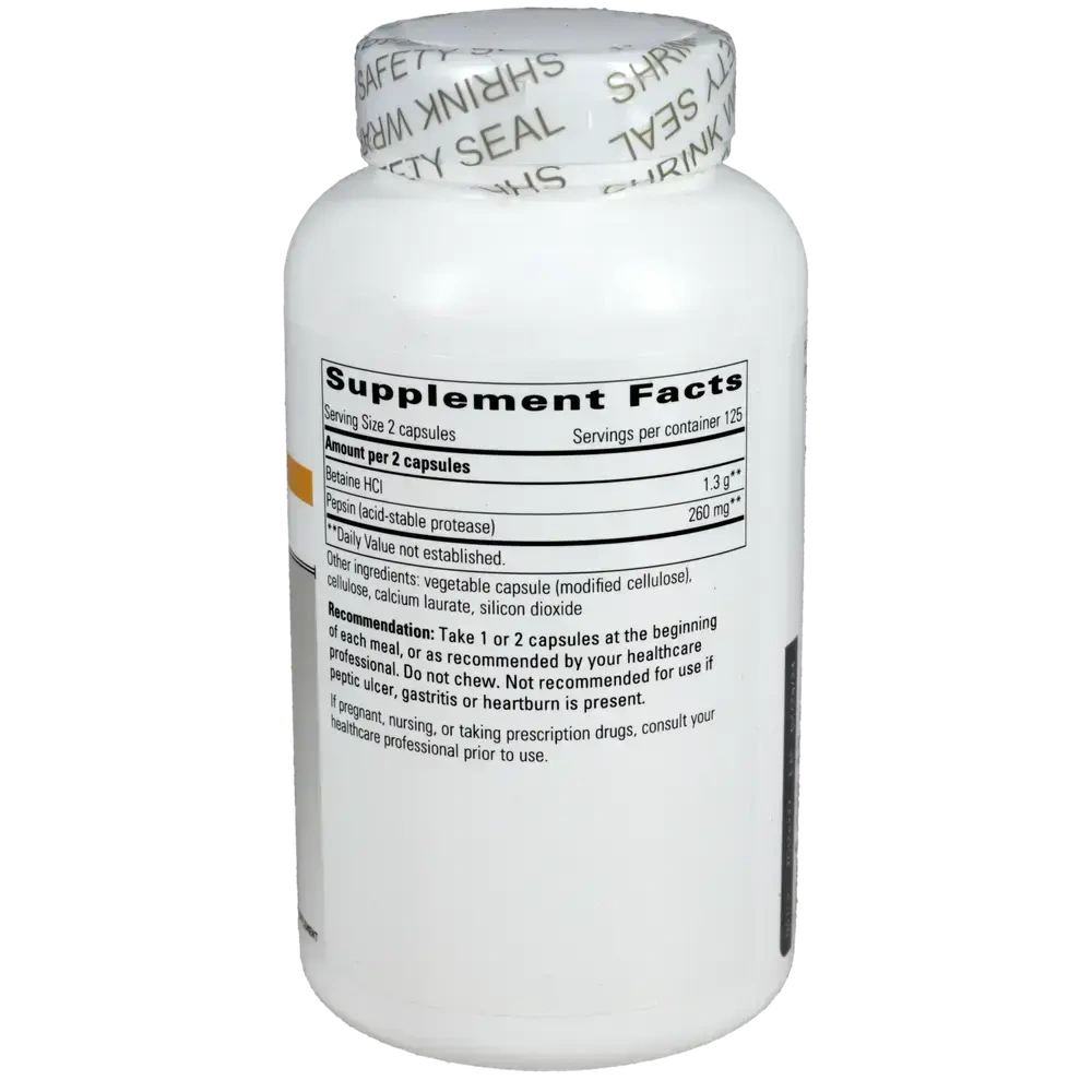 Product image for Betaine HCL.