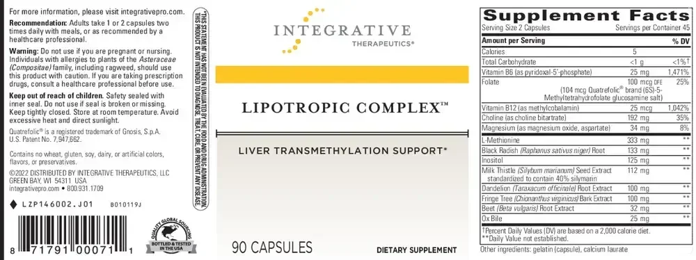 Product image for Lipotropic Complex.
