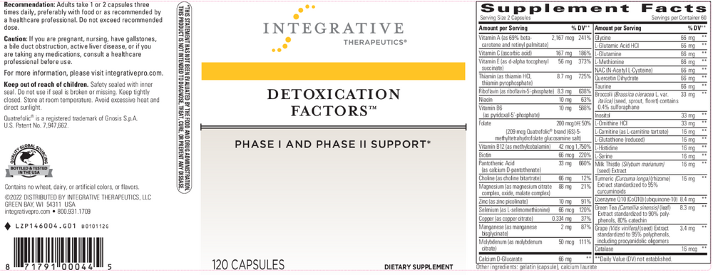 Product image for Detoxication Factors™.
