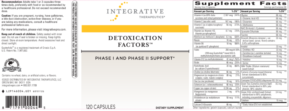 Product image for Detoxication Factors™.