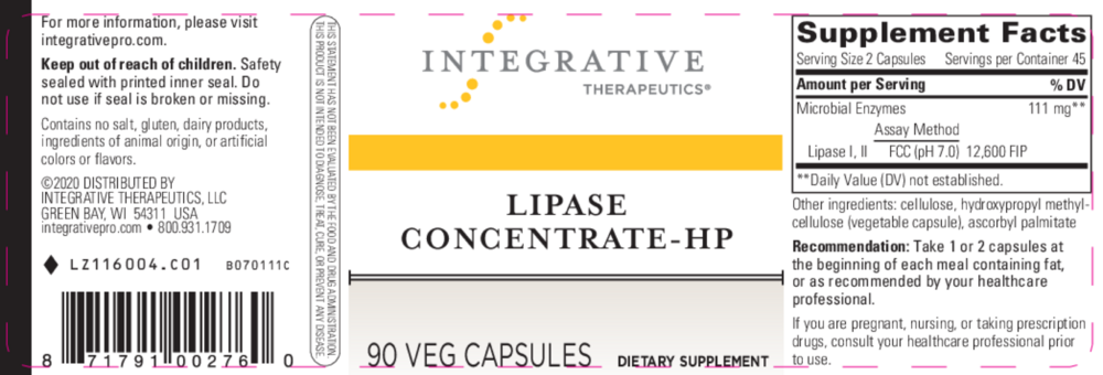 Product image for Lipase Concentrate-HP.
