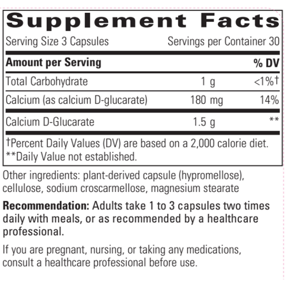 Product image for Calcium D-Glucarate.