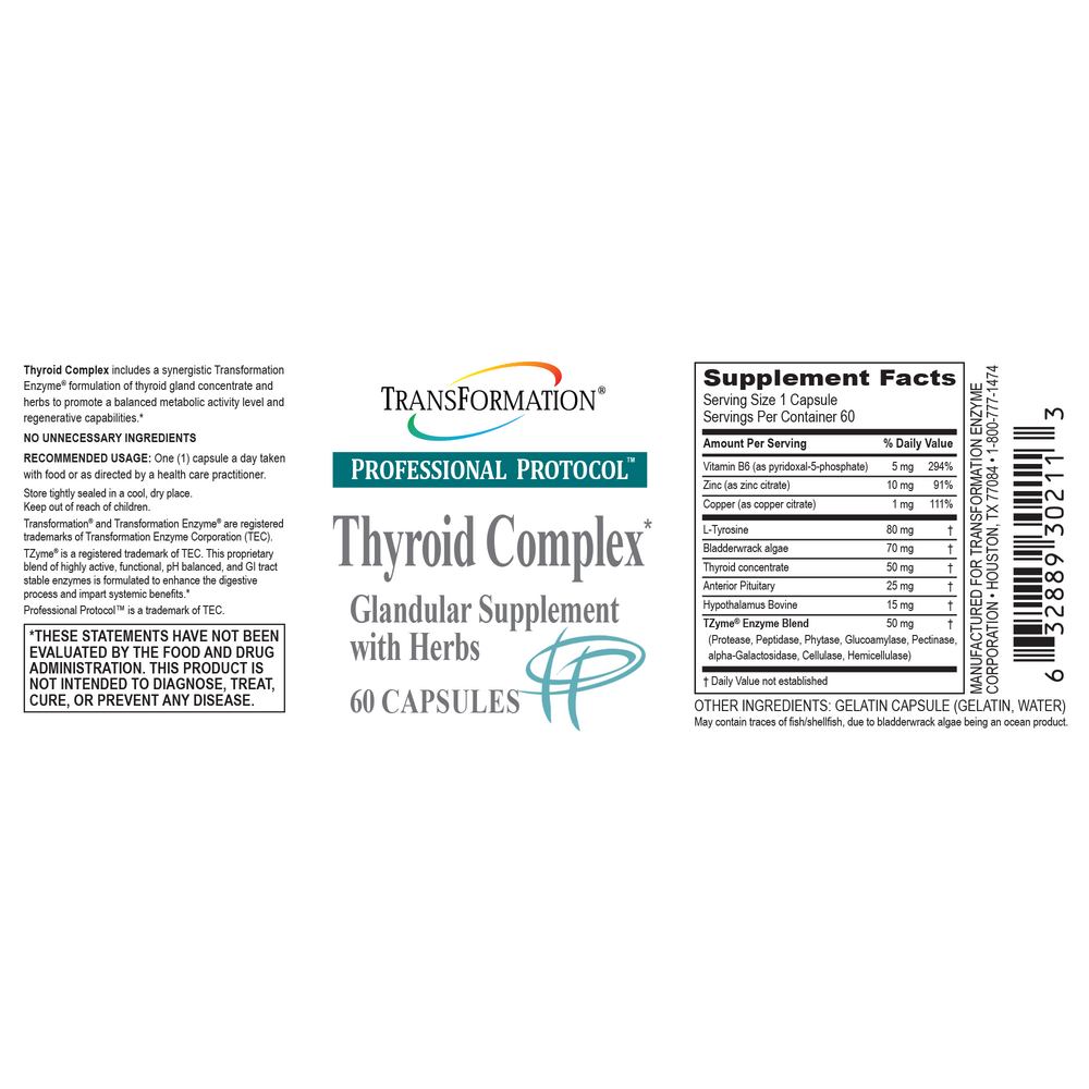 Product image for Thyroid Complex.