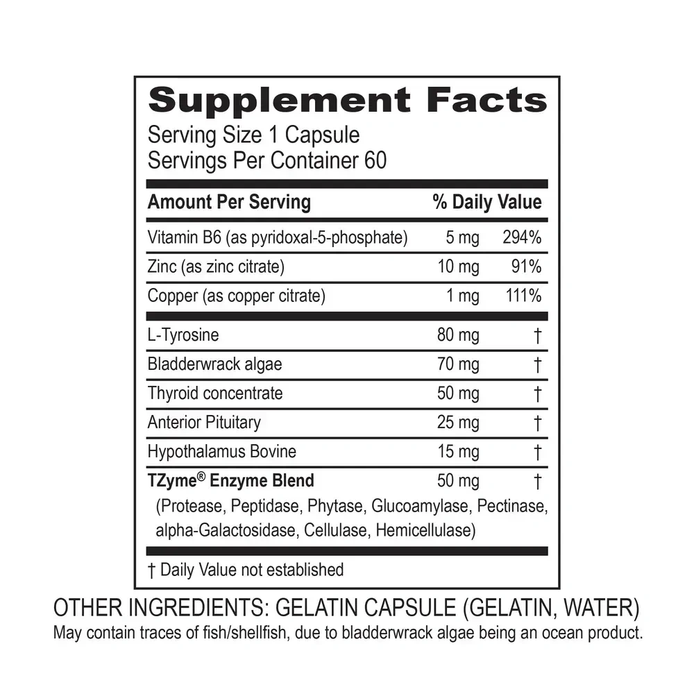 Product image for Thyroid Complex.