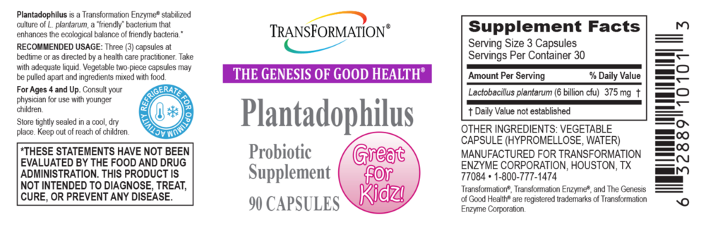 Product image for Plantadophilus.