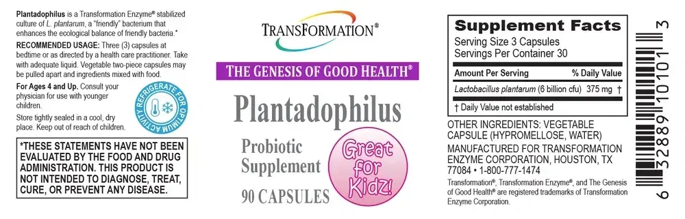 Product image for Plantadophilus.