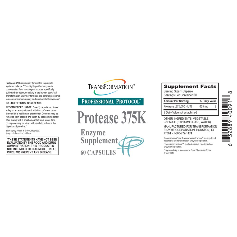 Product image for Protease 375K.