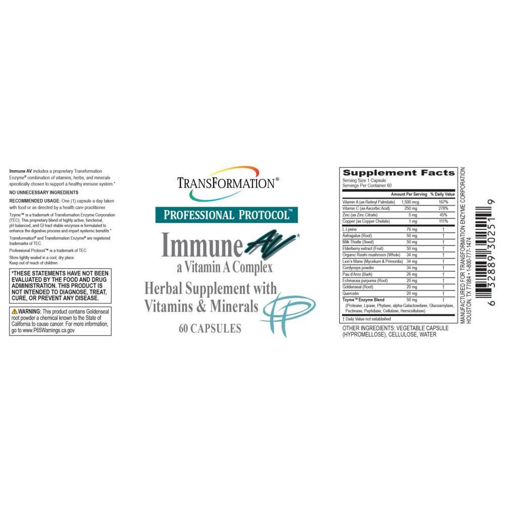 Product image for Immune AV.