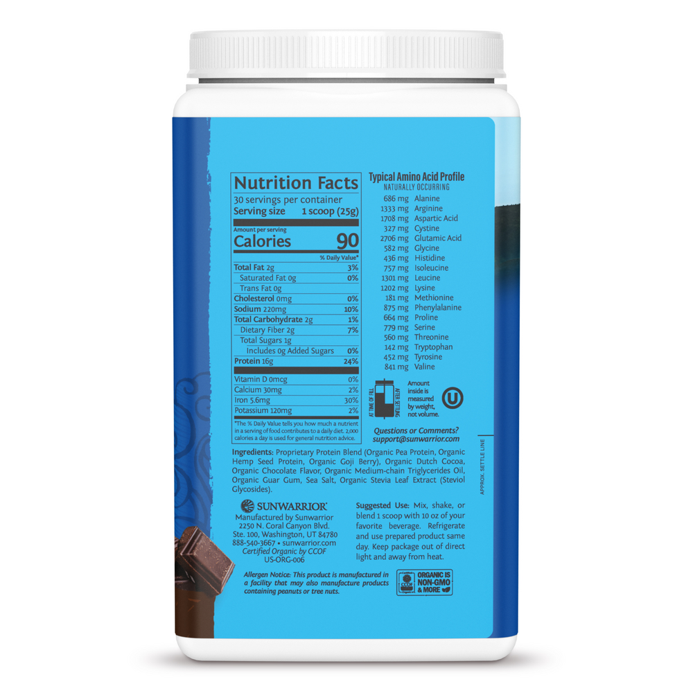 Product image for Warrior Blend Organic, Chocolate.