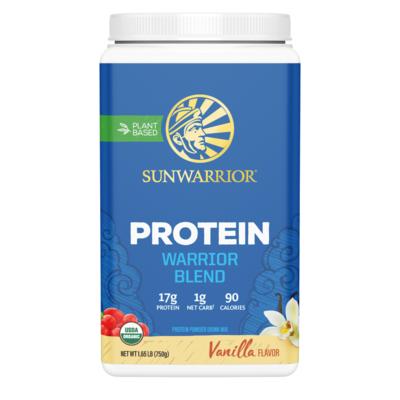 Warrior Blend Organic, Vanilla 750 Grams