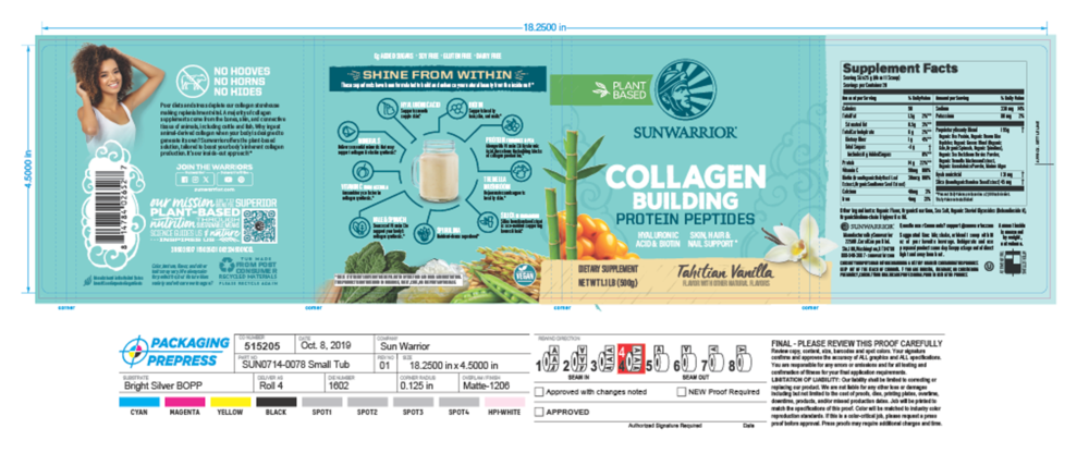 Product image for Collagen Building Protein Peptides, Tahitian Vanilla.