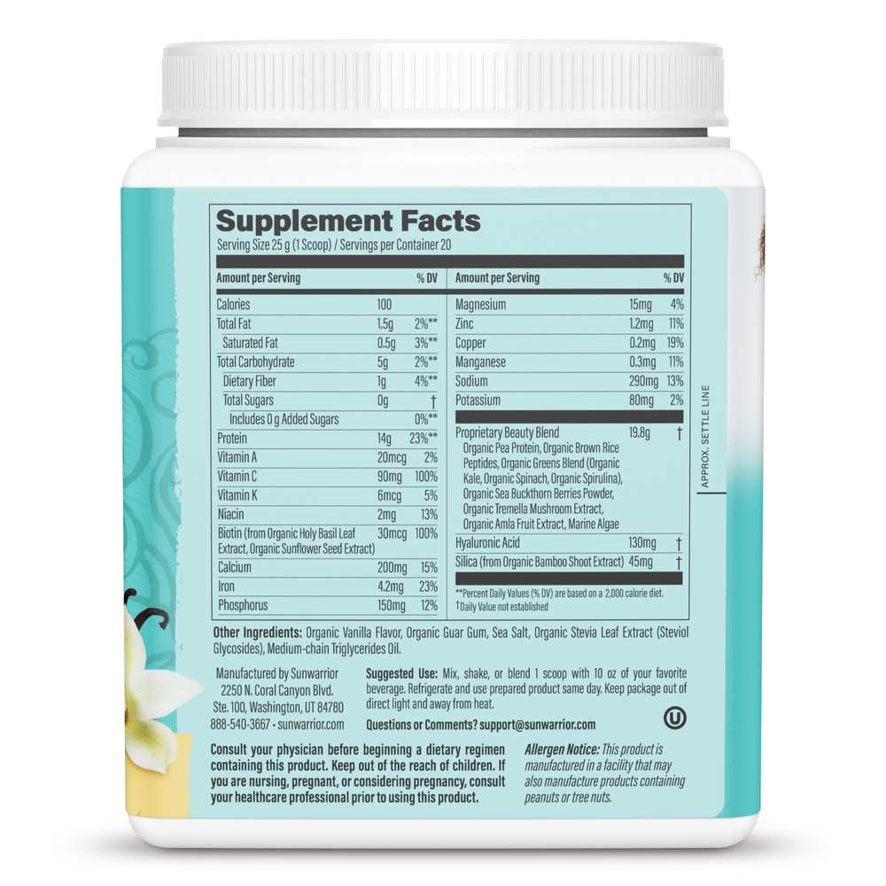 Product image for Collagen Building Protein Peptides, Tahitian Vanilla.