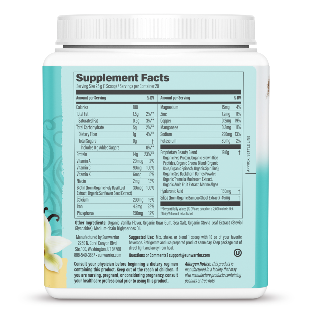 Product image for Collagen Building Protein Peptides, Tahitian Vanilla.