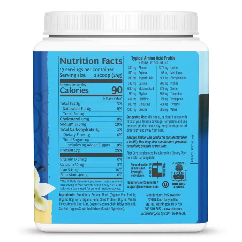 Product image for Warrior Blend Vanilla.