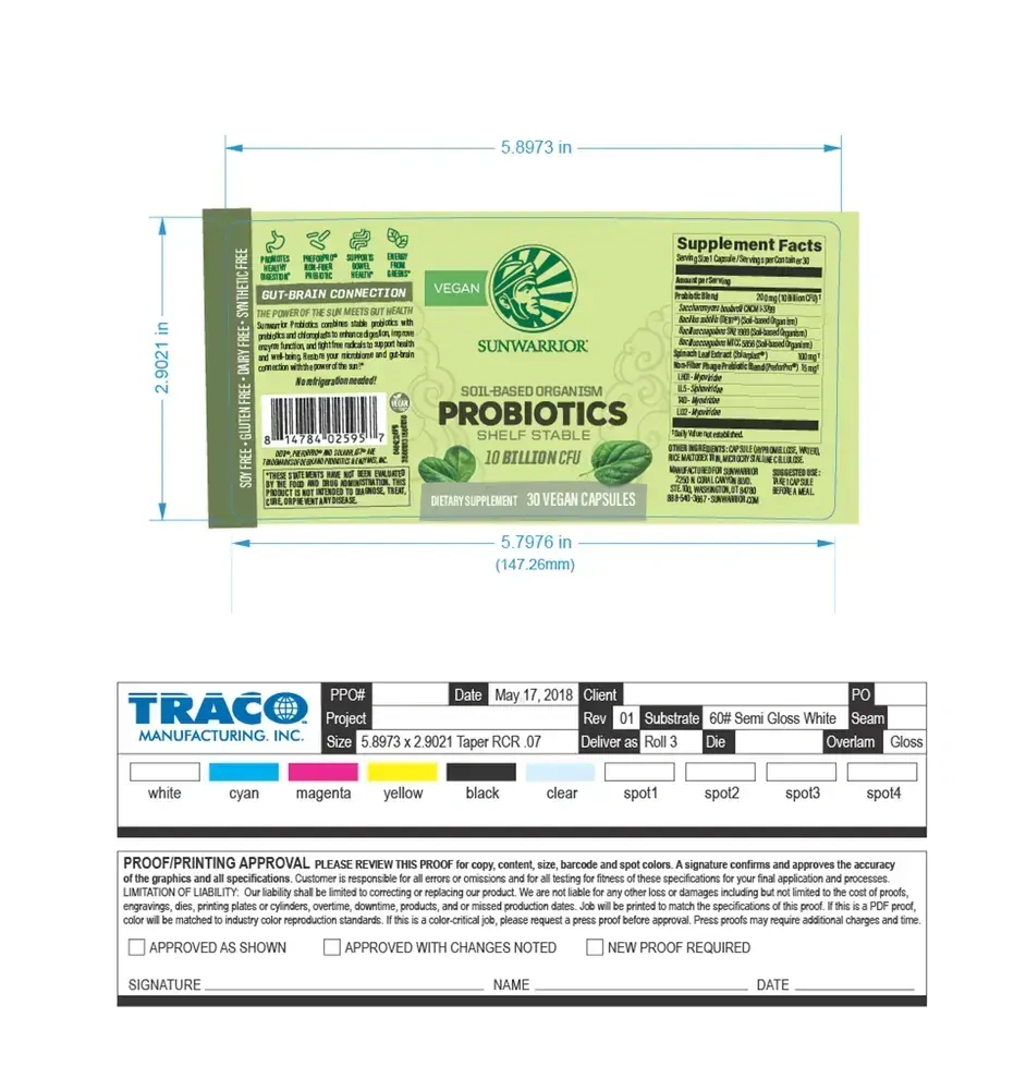 Product image for Sunwarrior Soil-Based Probiotics.