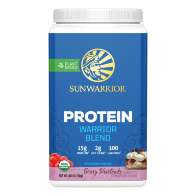 Protein Warrior Blend Berry Shortcake 750 Grams