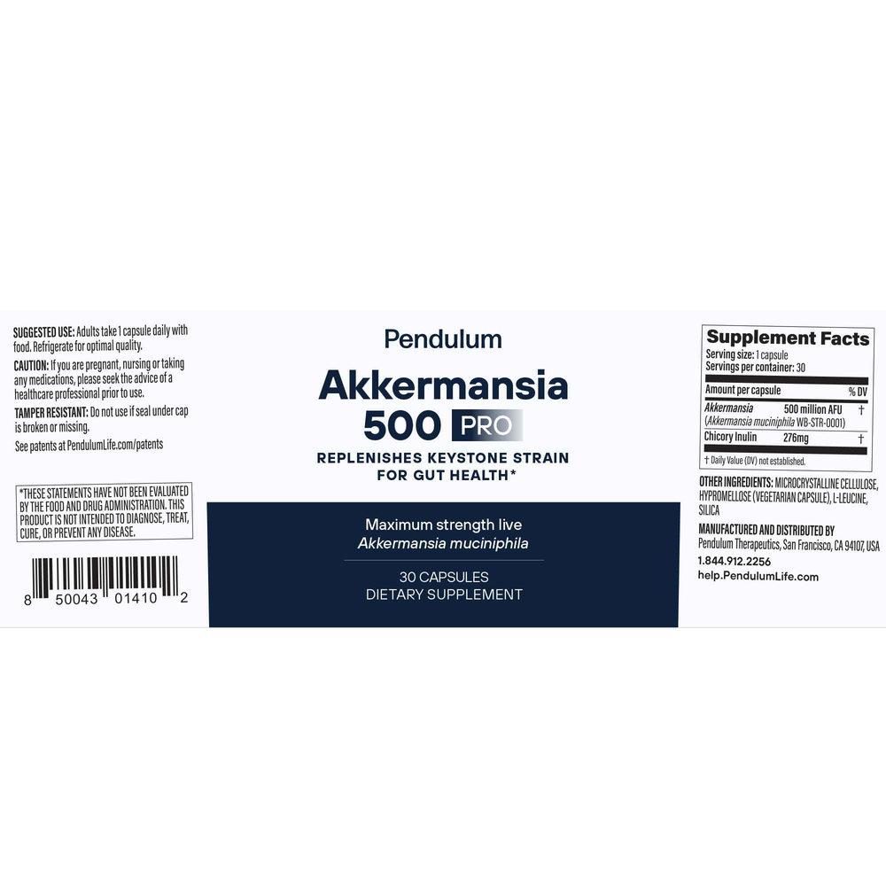 Product image for Akkermansia 500 Pro.