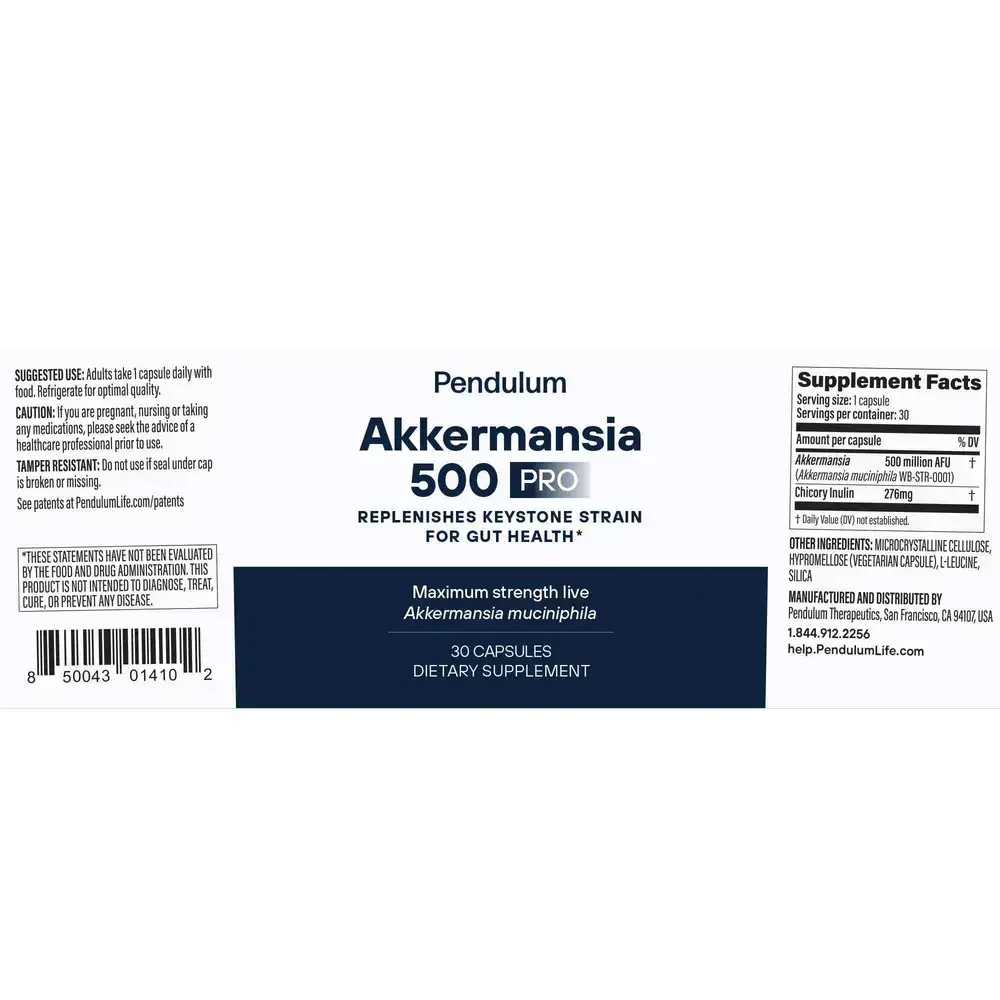 Product image for Akkermansia 500 Pro.