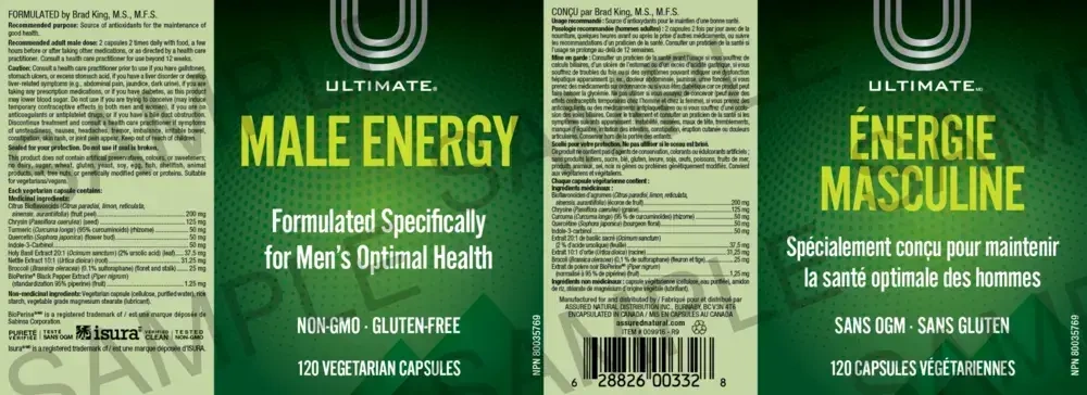 Product image for Ultimate Male Energy.