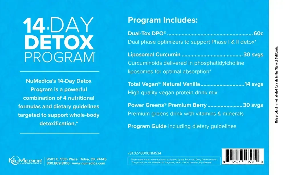 Product image for 14 Day Detox Program*- Vanilla Kit.