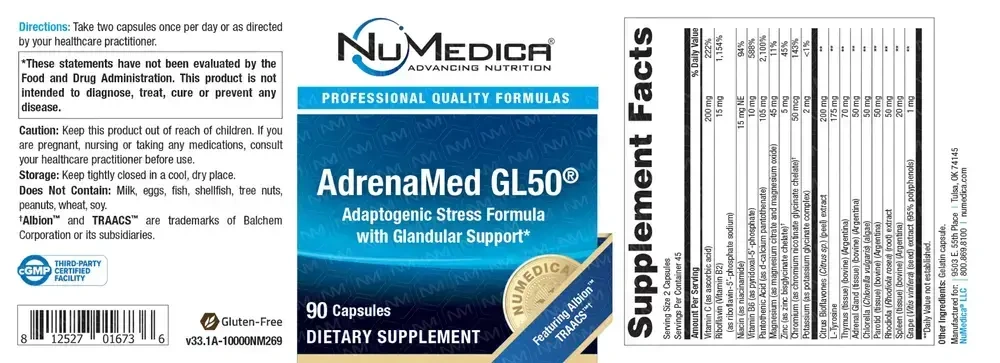 Product image for AdrenaMed® GL50.