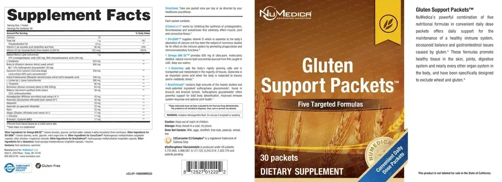 Product image for Gluten Support Packets™.