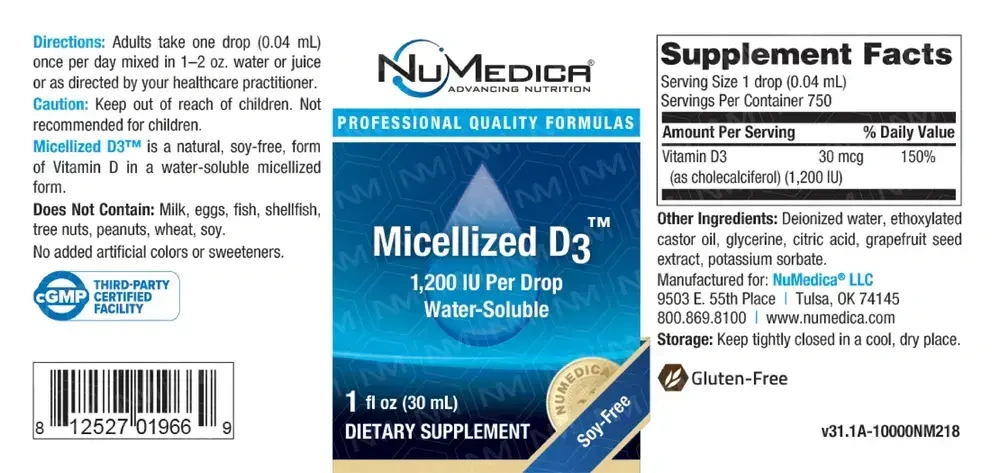 Product image for Micellized D3™ 1200.