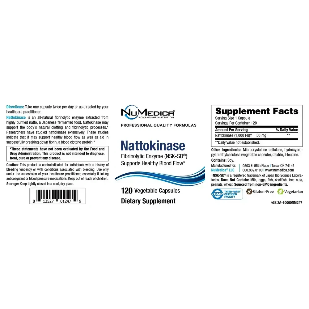 Product image for Nattokinase.