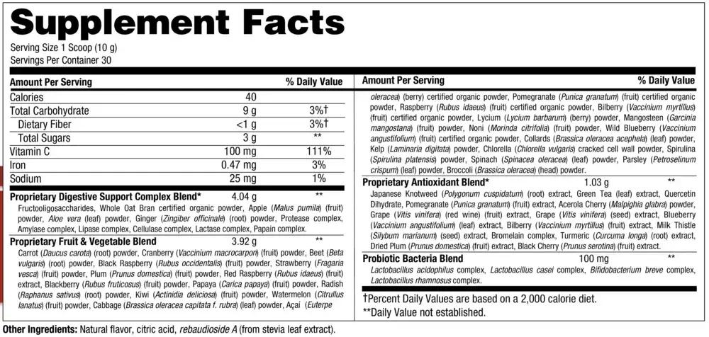 Product image for Power Green + Reds™ Strawberry Kiwi.
