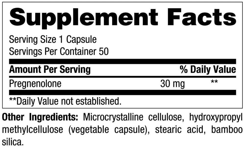 Product image for Pregnenolone.