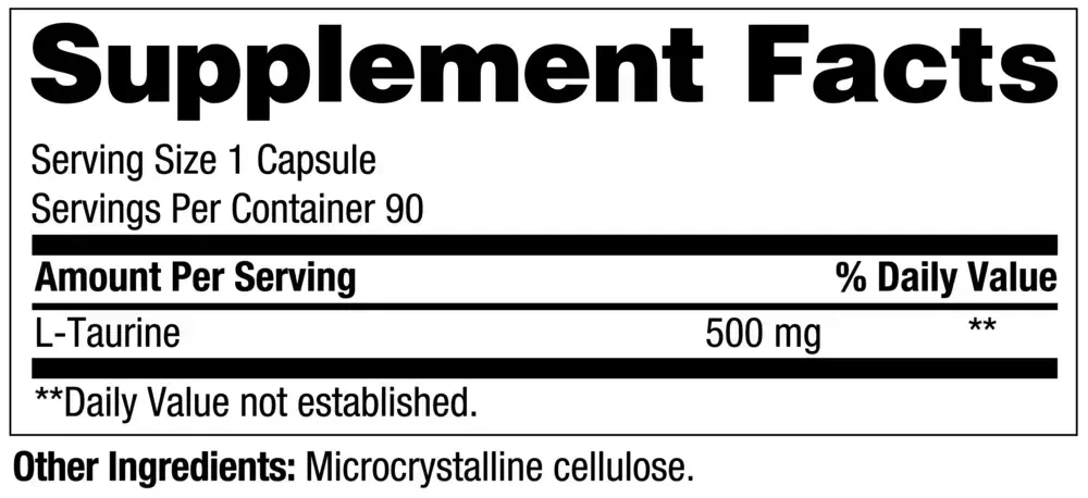 Product image for Taurine.