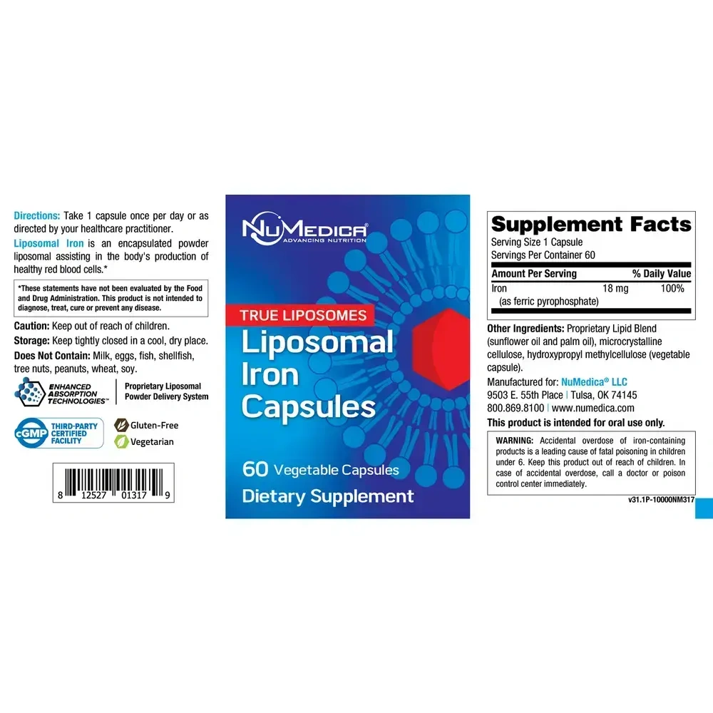 Product image for Liposomal Iron Capsules.
