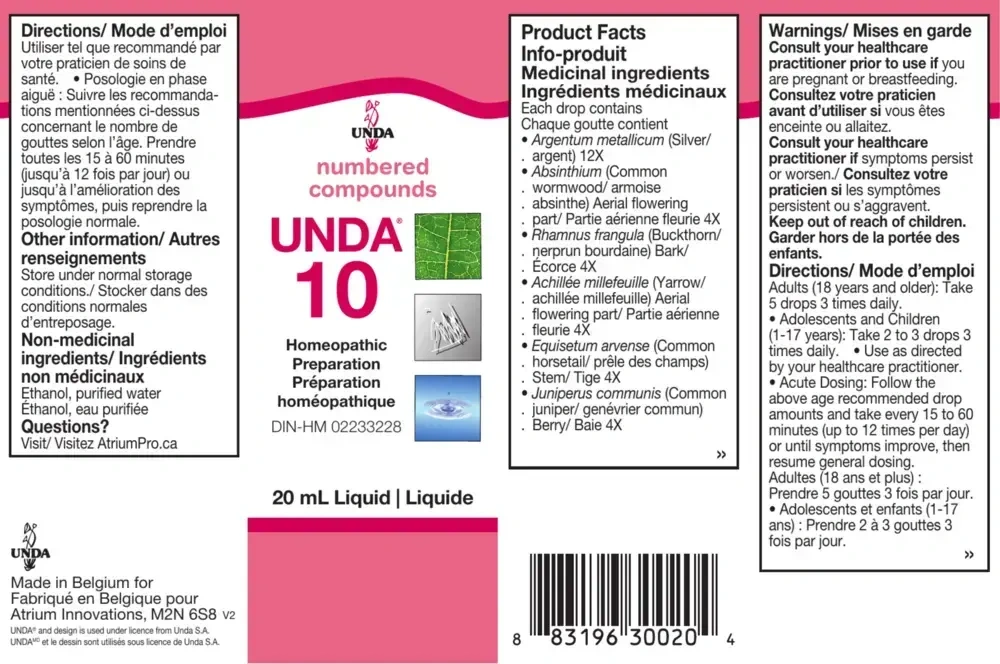Product image for Unda #10.