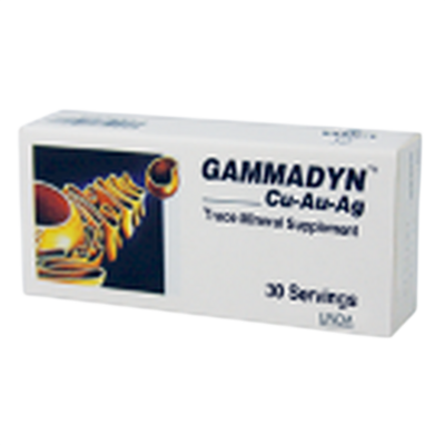 Unda Gammadyn Cu-Au-Ag 30 tablets