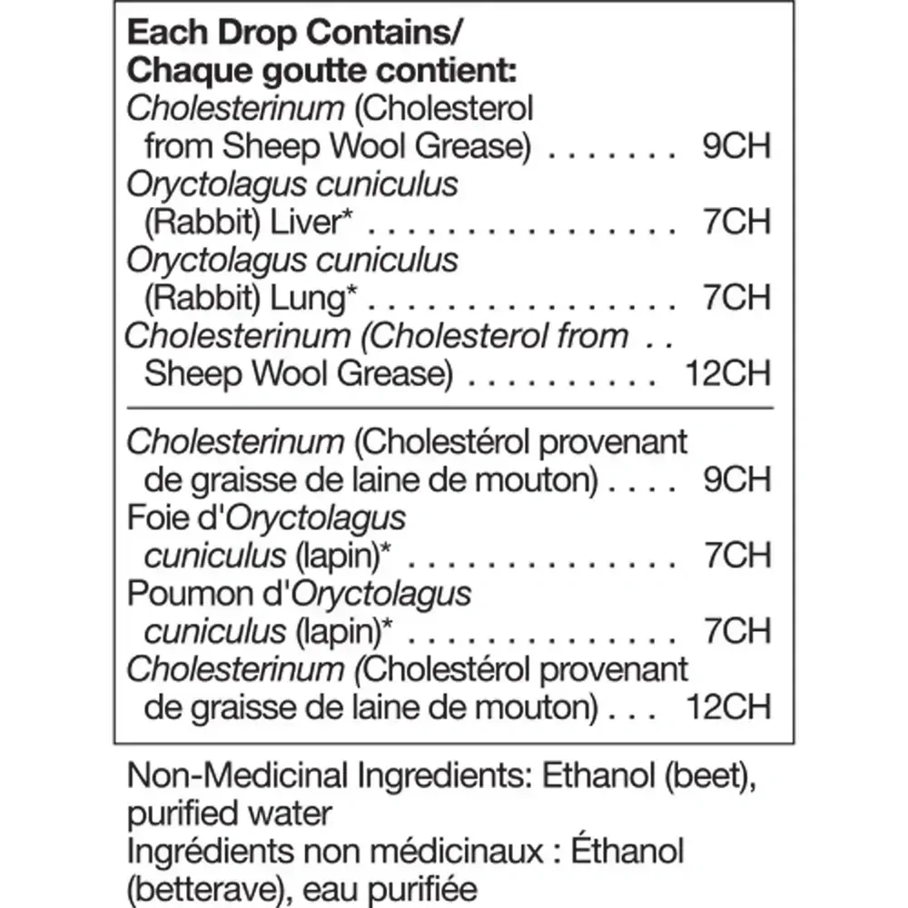 Product image for Unda Cholesterinum Plex.