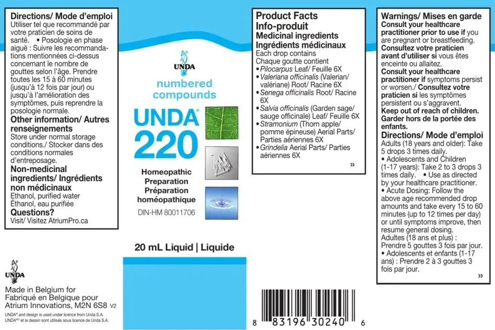 Product image for Unda #220.