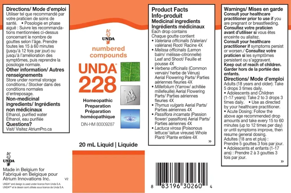 Product image for Unda #228.