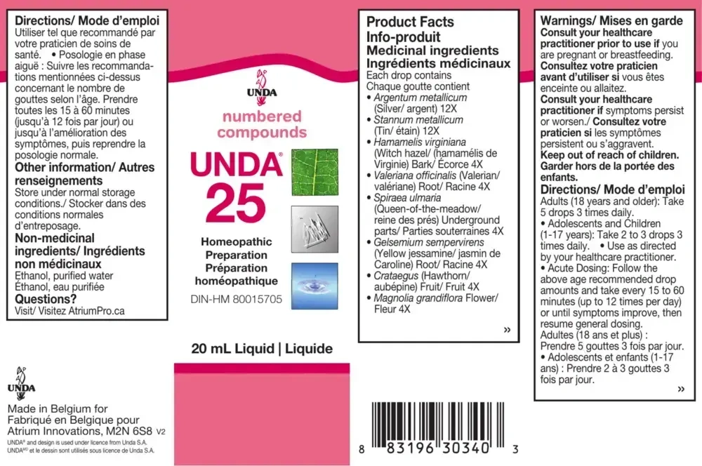 Product image for Unda #25.