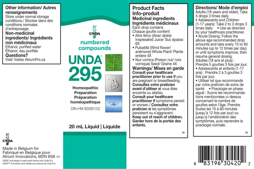 Product image for Unda #295.