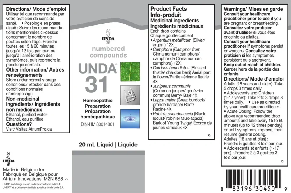 Product image for Unda #31.