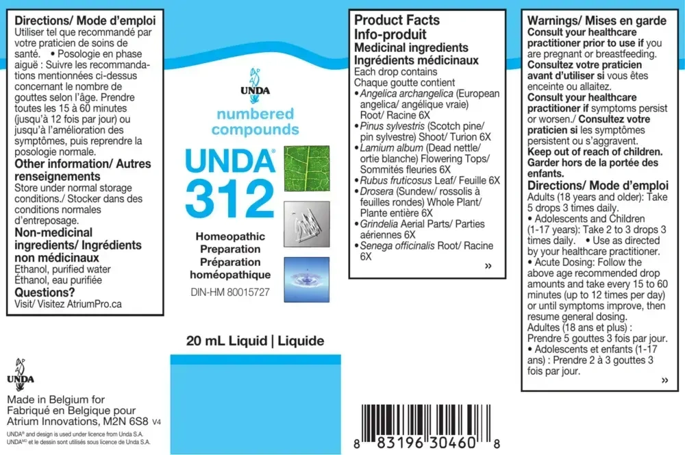 Product image for Unda #312.